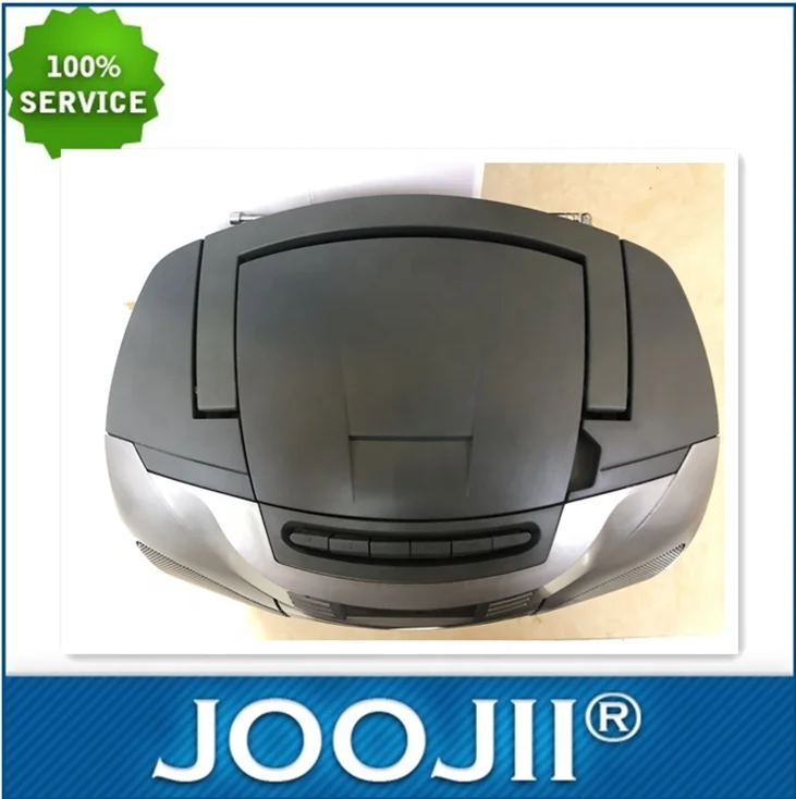 Portable stereo FM radio with CD Cassette Player