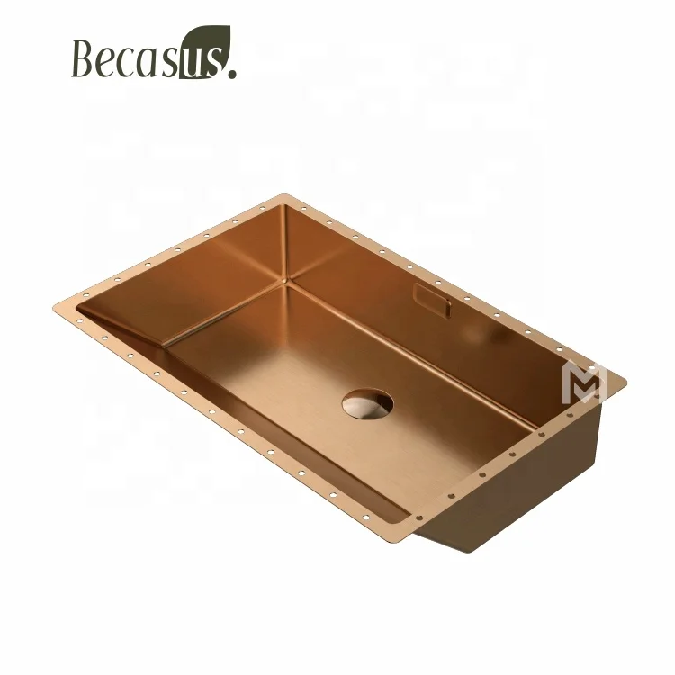 Elegant Square Bathroom Stainless Steel Basin Sink For Hotel