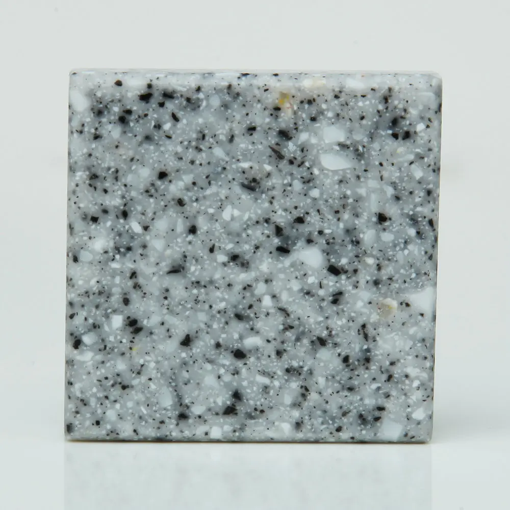 
Wholesale price 12mm grey corians acrylic solid surface slabs 