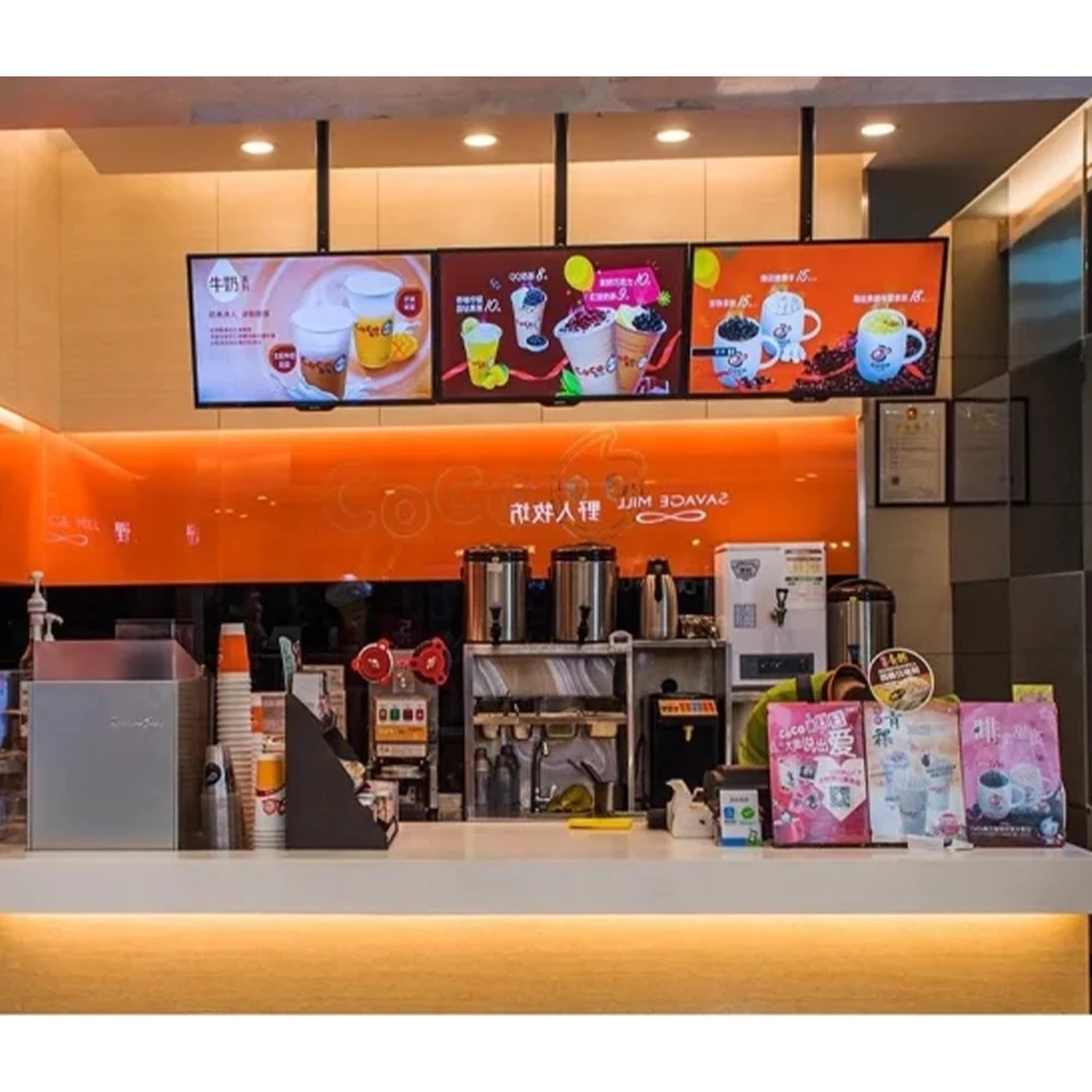 Hot 55 Inch Digital Signage 4K LCD Kiosk Display Outdoor Wall Mounted Digital Signage