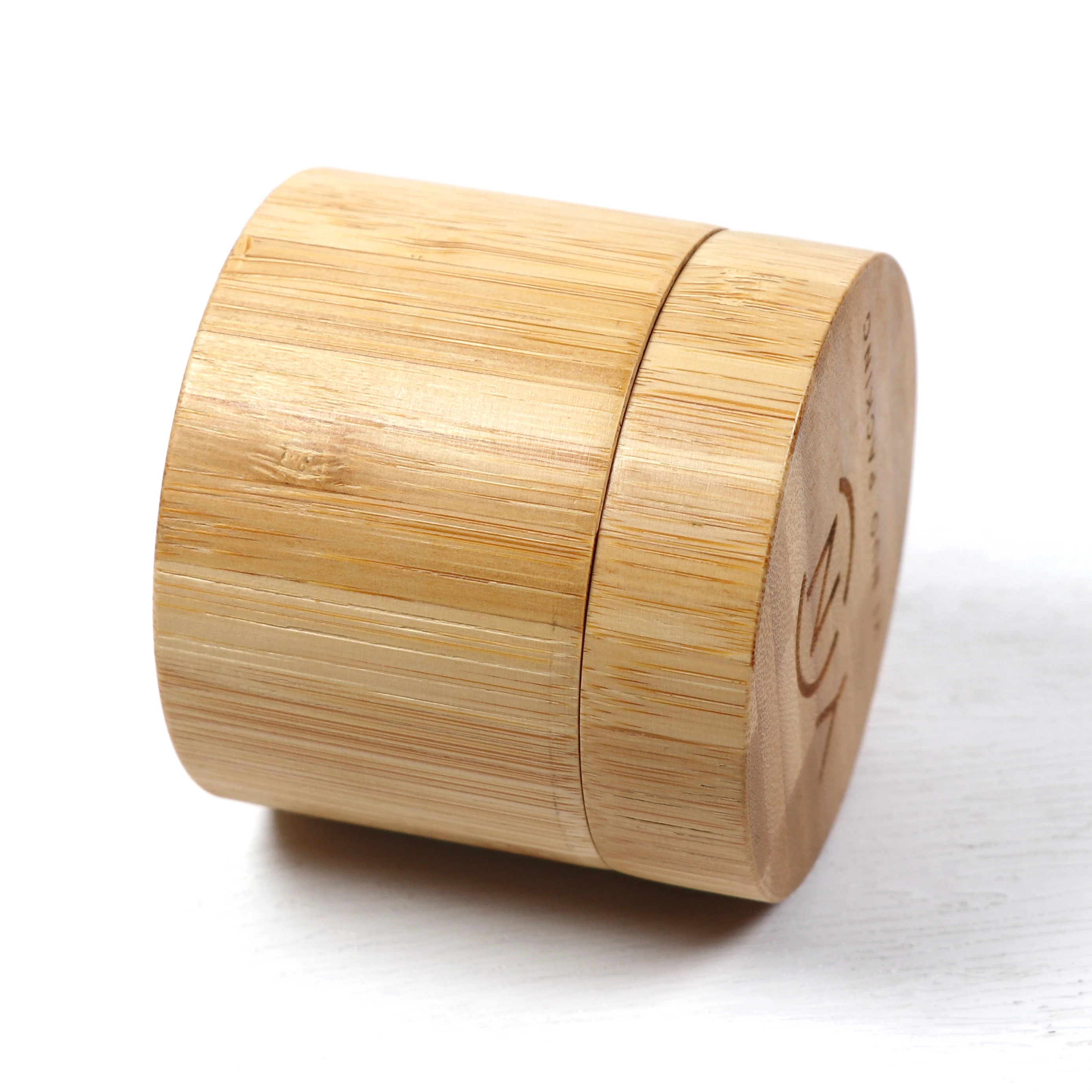 High quality 30g bamboo bottle face cream packaging empty jar for cream candle cosmetic serum bamboo jars