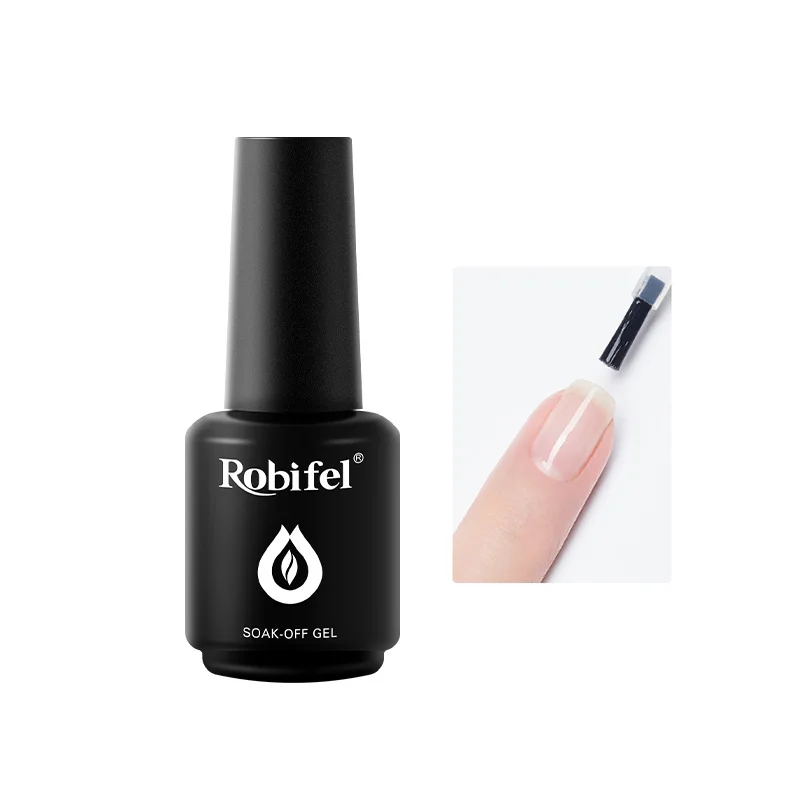Robifel New Desgin Solid Nail Tips Glue Soft Gel Press On Nails Tips Gel Solid Nail Tip Glue Gel