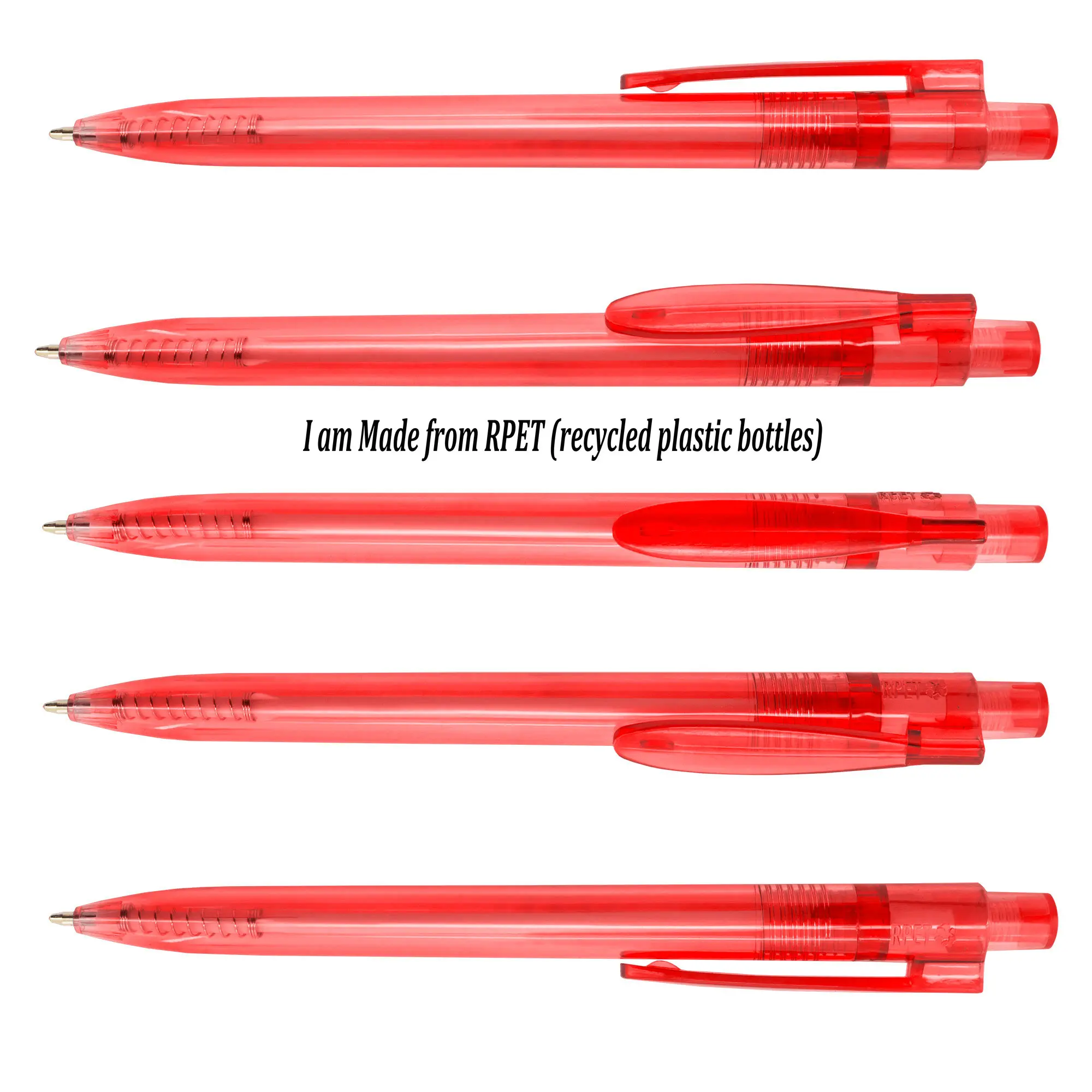 2022 new pen model Eco-Friendly Recycled PET Ball Pen which Made from RPET (recycled plastic bottles) Ballpoint Pen.