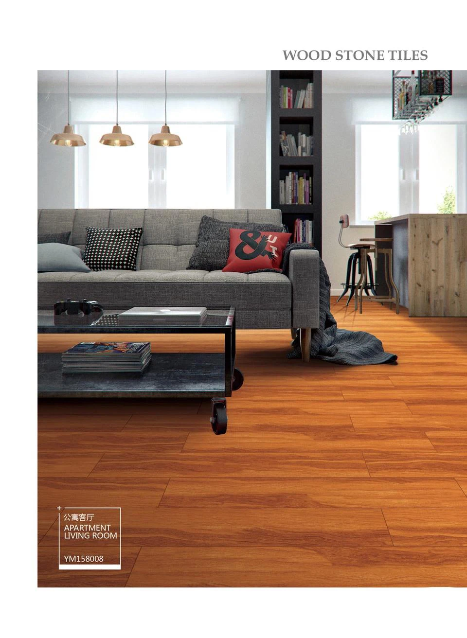 
Natural timber look ceramic tiles balcony floor tiles wood look ceramic tile 
