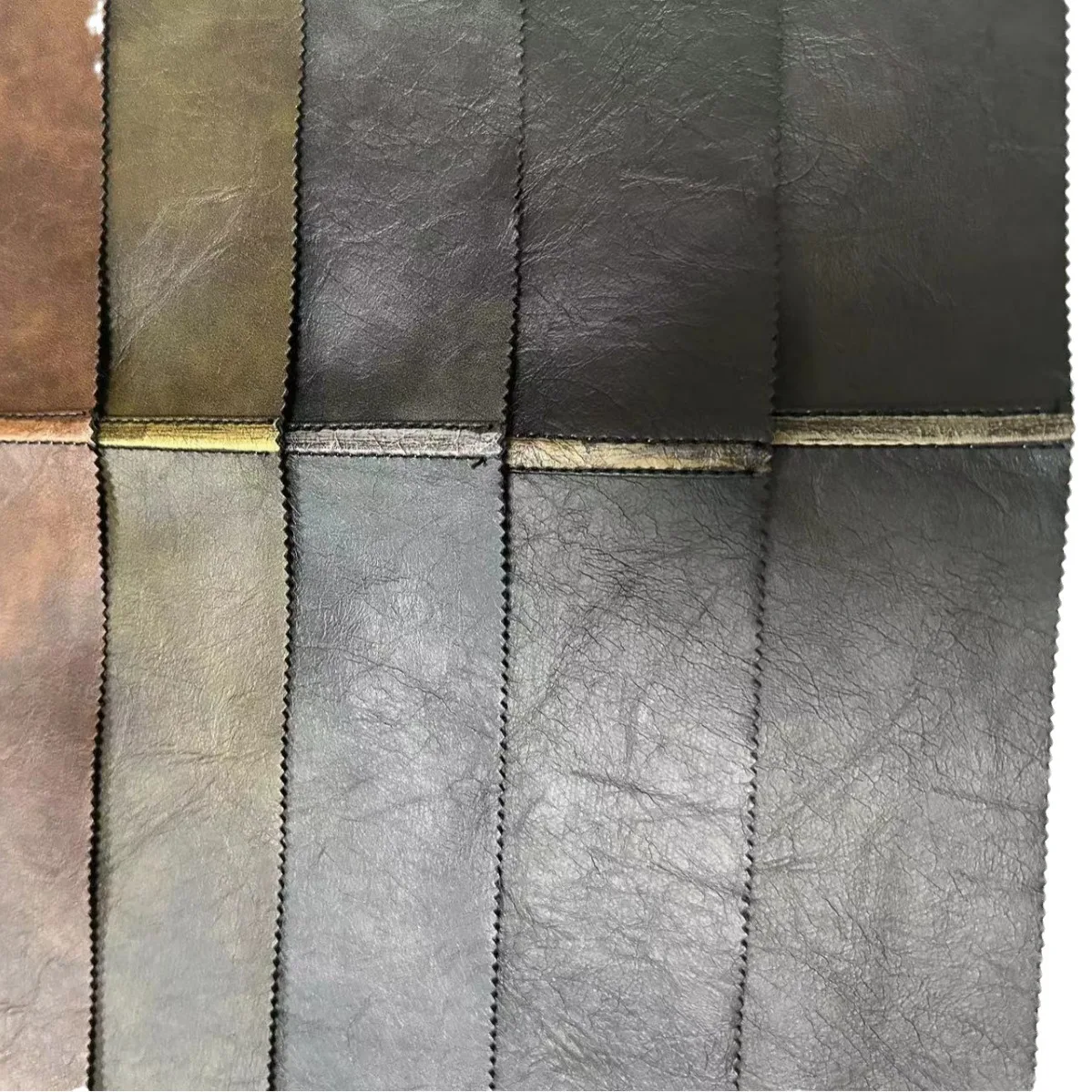 Solid And Durable pu faux leather fabric holographic fabric for table cloths in pu 100% polyester fabric with pu