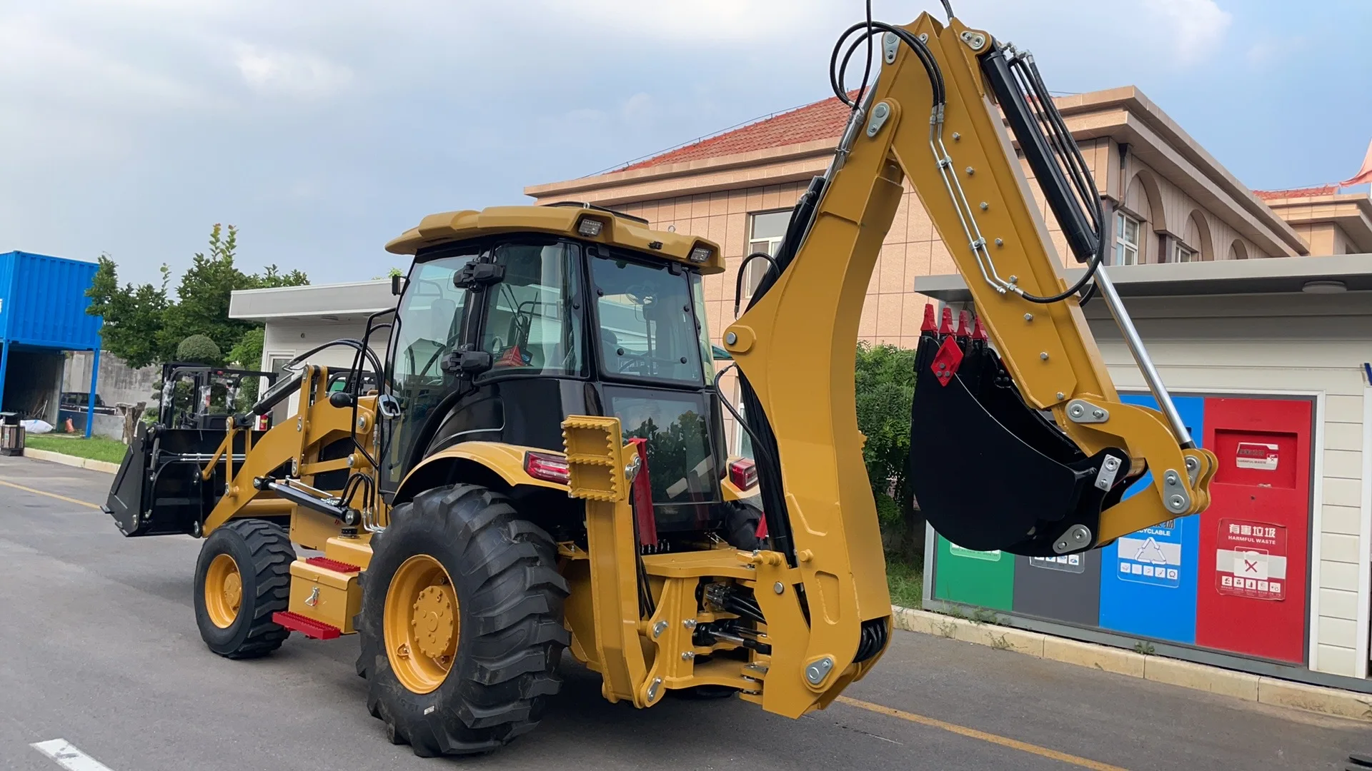 4 x 4 well 24 hours work hydraulic cylinder excavate wheel loaders excavators and loaders JCB-3XC hot sale on stock