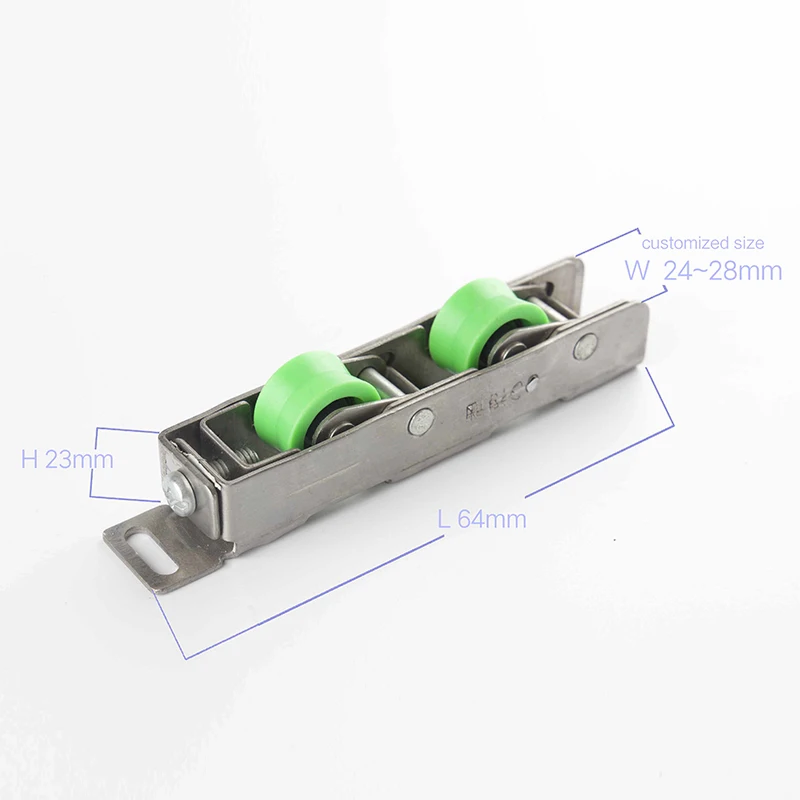 adjustable Door roller Sliding gate door roller with double pulleys for aluminum profile