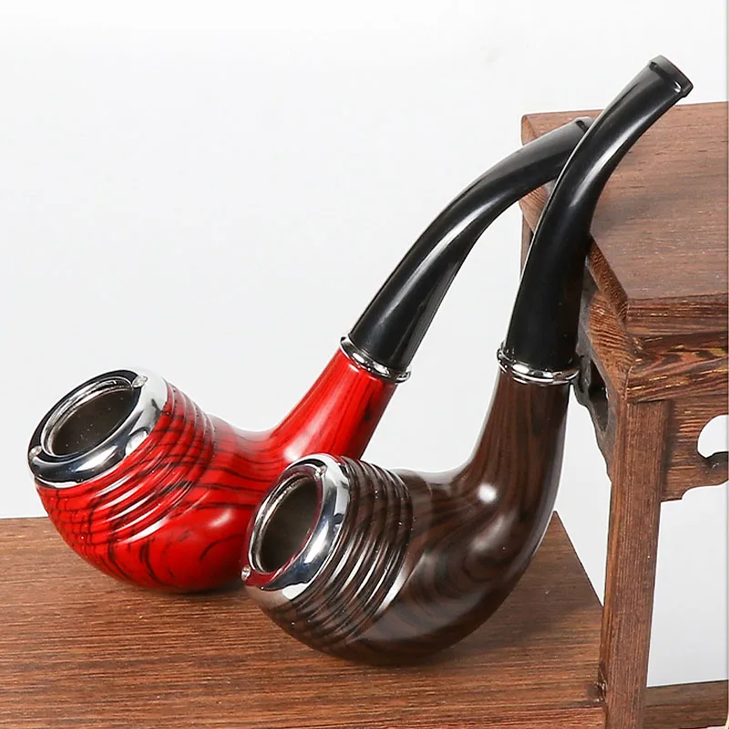 Futeng 607-1 New Resin Smoking Pipe in Stock Hand Smoke Pipe Tobacco Pipe Wholesale
