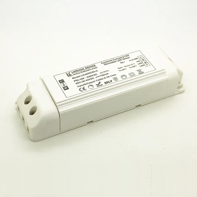 0-10V dimming led driver Flicker free led driver High efficiency led power supply for led light