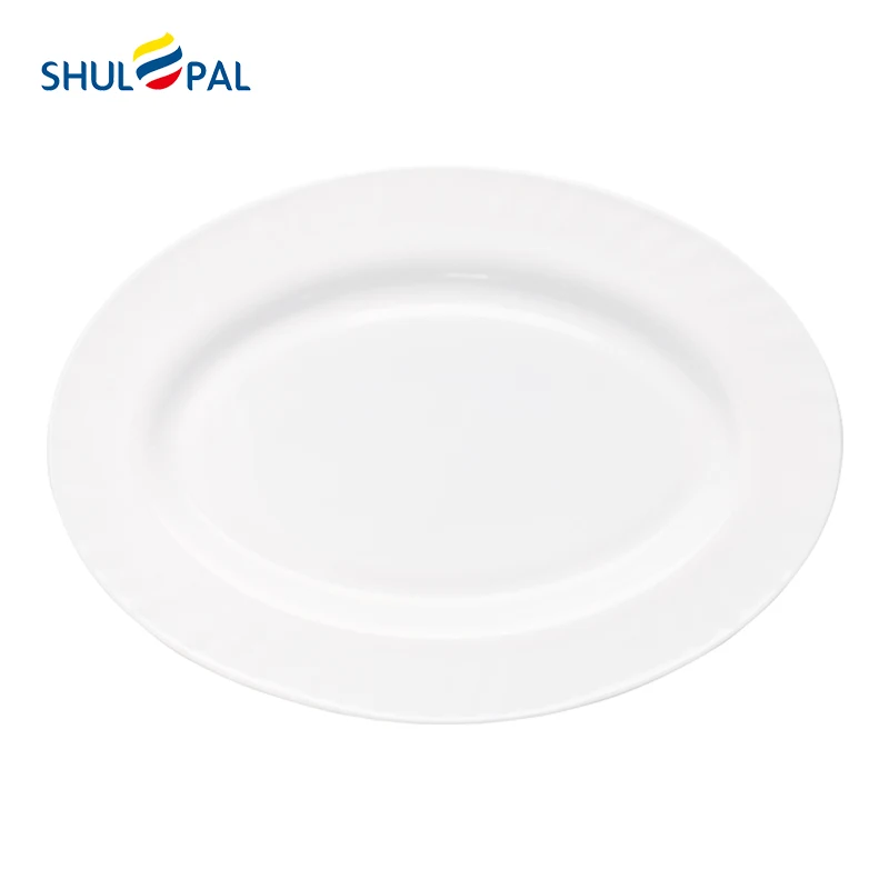 European Dishes Plates Dinnerware Opal Glass Dinnerware Fish Plates for Restaurant