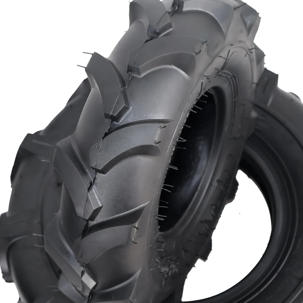 Solid 3.50-6 Agricultural Tractor Tires Four-Wheel Hand Carts Trolleys OEM Customizable Enclosed Structure Complex Rubber Tools