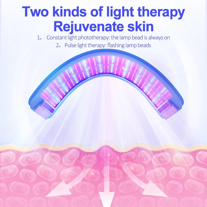 Lescolton 7 Color LED Photon Light Therapy Face Body Beauty Machine Skin Rejuvenation Skin Care