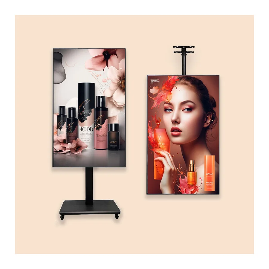 Customized 2k Resolution 2500nits High Brightness LCD Floor Standing Android Digital Signage Kiosk Advertising Display