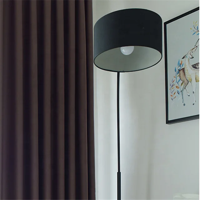 Competitive NFPA701 Fire resistant 100% polyester blackout fabric dimout curtain fabrics for hotel curtains