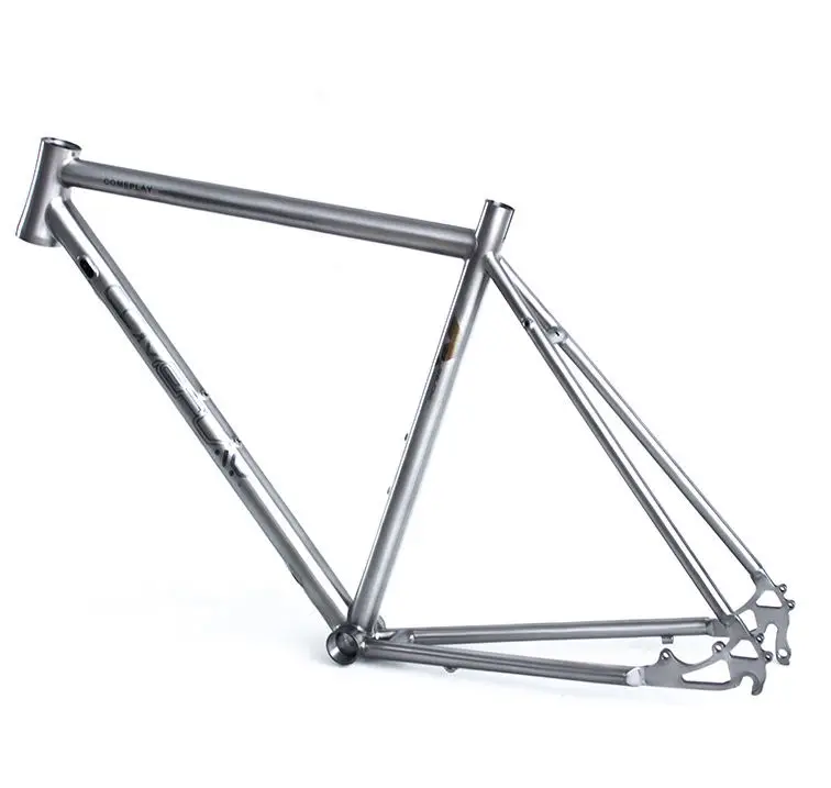 Titanium Alloy Grade 9 Ti3Al2.5V BB68 Road bicycle bike frame made in China