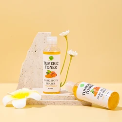 Free Sample Tumeric Dark Spots Toner Spots Eraser Corrector Turmeric Fades Blemishes Dark Spots Remover Acne Remover Toner