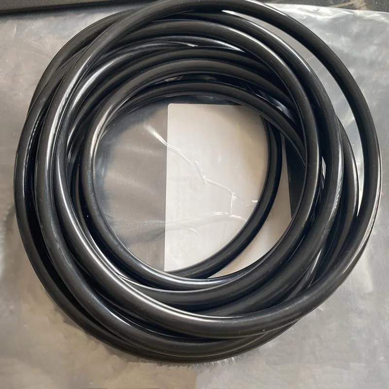 Customized 25mm 30mm Thick Rubber Strip NBR Silicone FKM FFKM Cord EPDM Rubber O-ring Cord