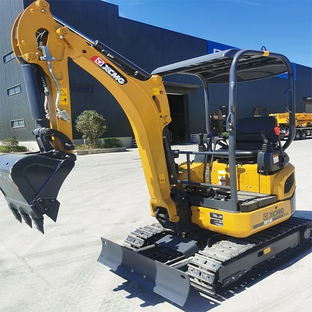 1.5 ton mini excavator crawler excavator China mechanical mini excavator is suitable for vegetable greenhouse construction