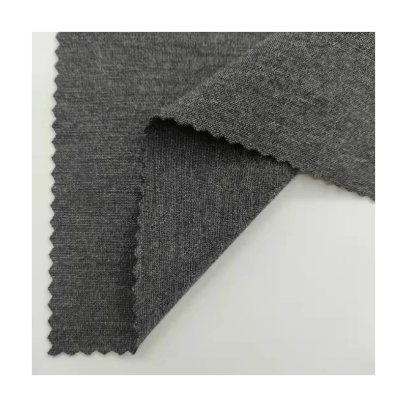 Casualwear 300gsm ponte roma fabric knitted plain rayon nylon spandex fabric for underwear