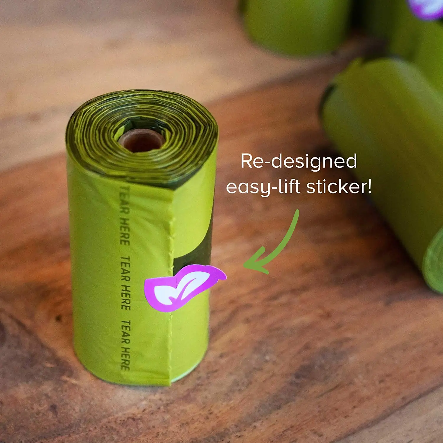 Eco-friendly Compostable Biodegradable antibiotic and deodorant pet Poop Bag