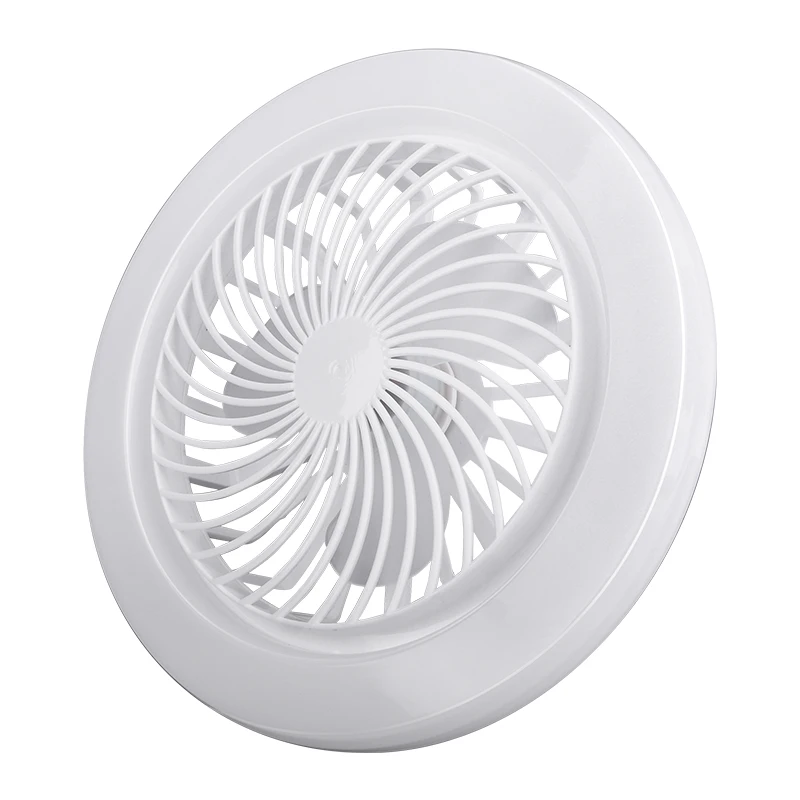 Huge Discount Portable Install E27 Screw Lamp Holder  Detachable 24W White Light Ceiling Fan With LED Light