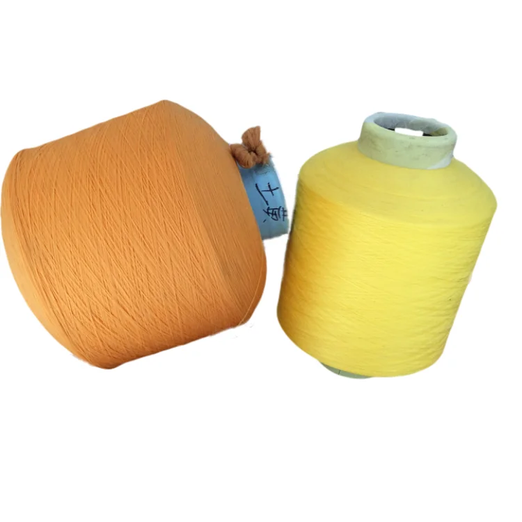 high quality dope dyed 100 percent polyester textured yarn DTY yarn polyester 150D 48F for elastic dty  cocks