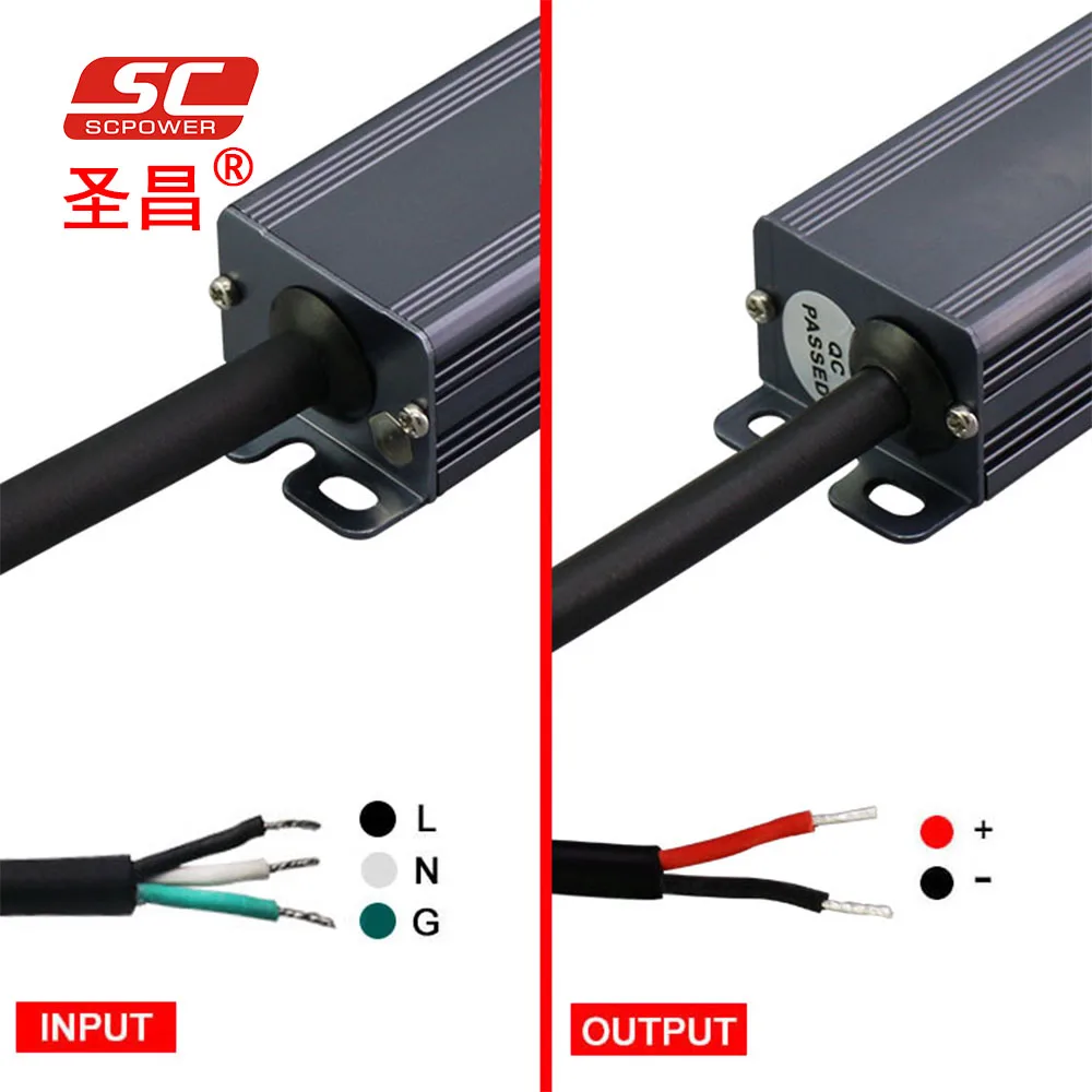 ultra slim power supply triac led driver outdoor ip66 led driver 12v 60w cabinet slim