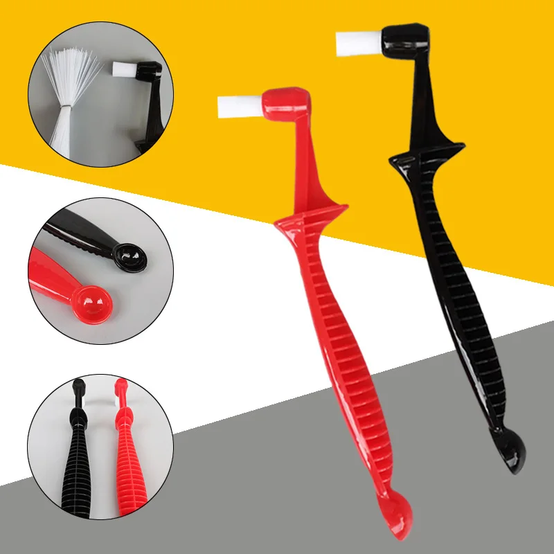 Barista Tools Plastic Nylon Kitchen Cleaning Brush for Coffee Grinder and Machine