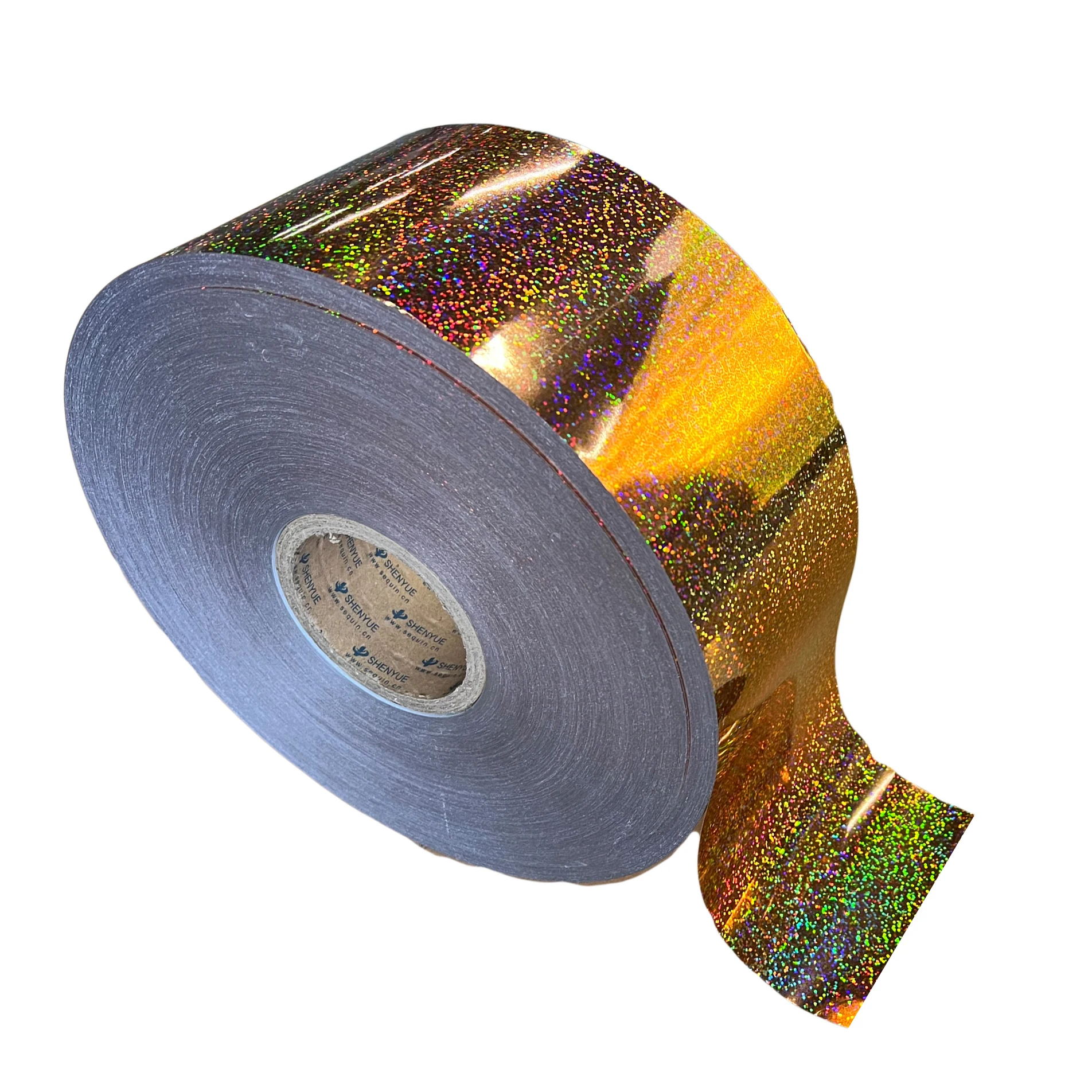 50mic 140mic 150mic 180mic multi-colored PET hotfix sequin film rolls spangle sequin hotfix