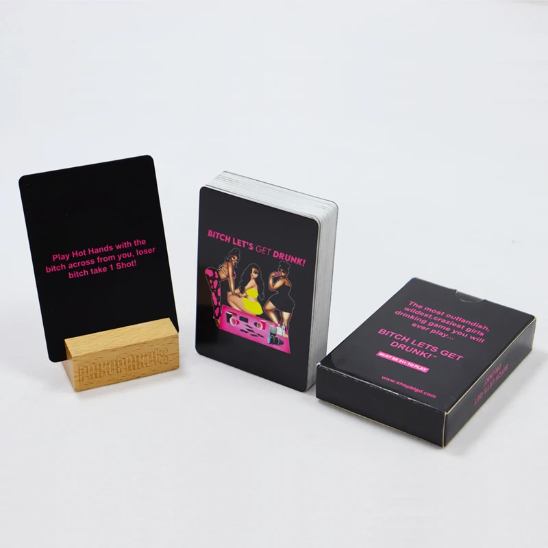 OEM manufacture interesting girls night card games party entertainment drinking card game for girls