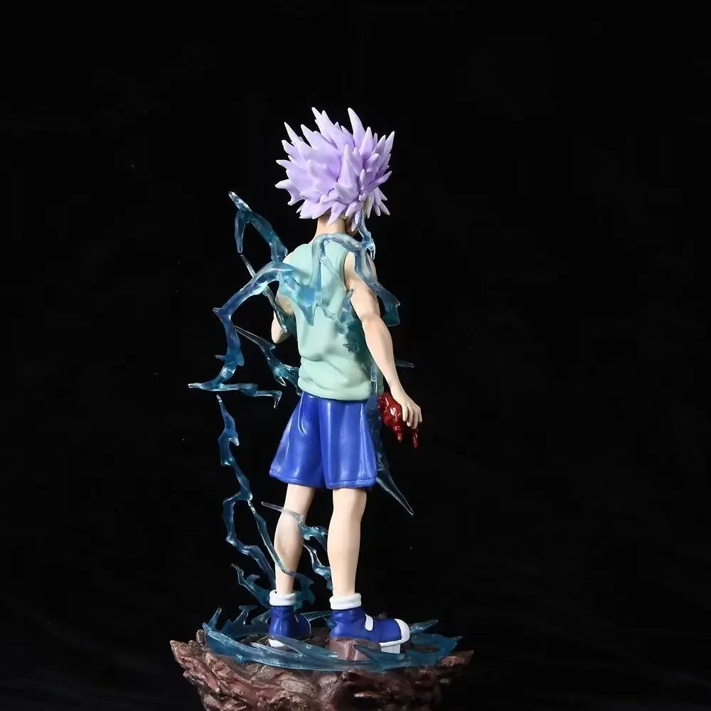 HNSCWholesale HUNTER Cartoon Toys Killua Zoldyck Statue Action Anime Figures Decoration Ornaments Doll Collection