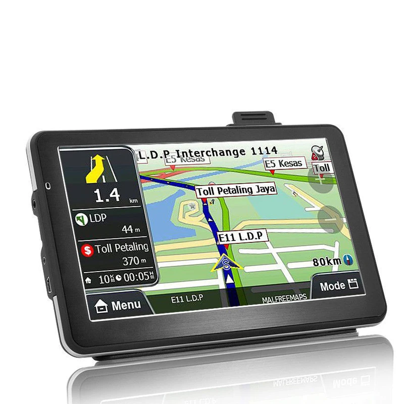 7inch Android GPS navigator high brightness touch screen truck 768m+16gb vehicle GPS Free Europe USA Maps Gps navigator