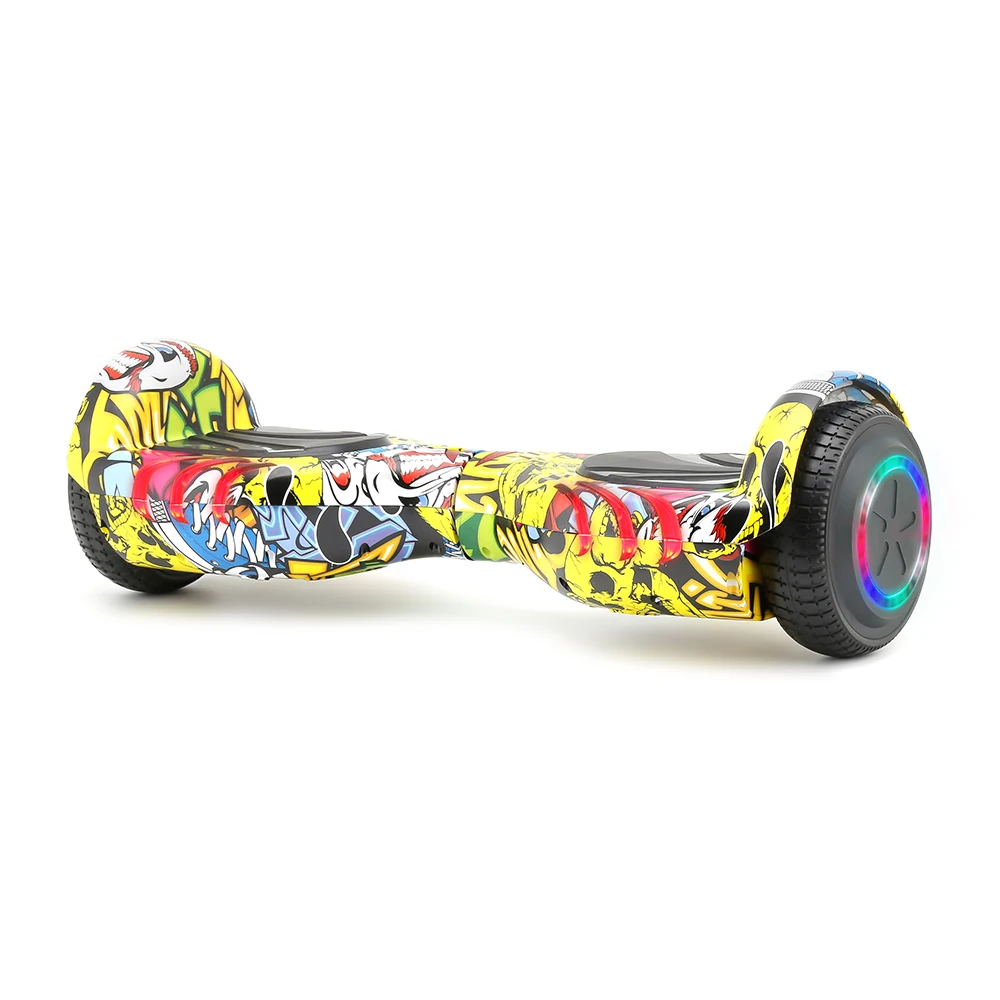 ODM 250w self balance skateboard scooter 6.5 inch  LED light wheel smart hover  scooter  for child teen