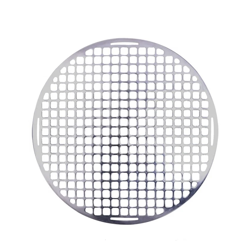 hot sale cheap 295mm korean round bbq grill pan bbq grill stainless steel pan for restaurant