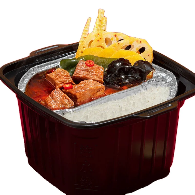 Моментальная Пряная говядина самонагреваясь горячая пища готовая к употреблению Гример портативное самонагреваемое фондю для пеших