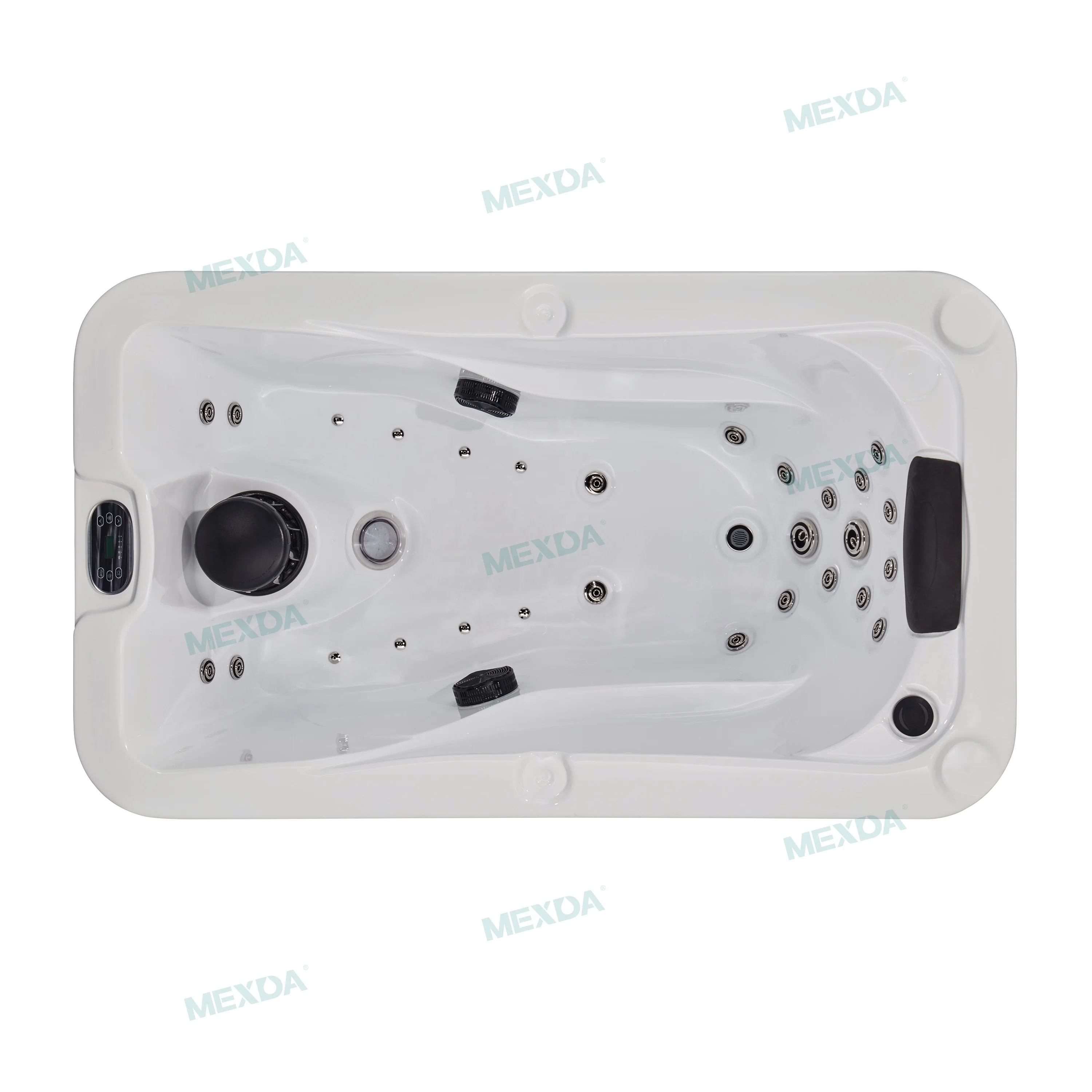 MEXDA Modern Outdoor Spa 1 Person whirlpool Spa Tubs WS-599H