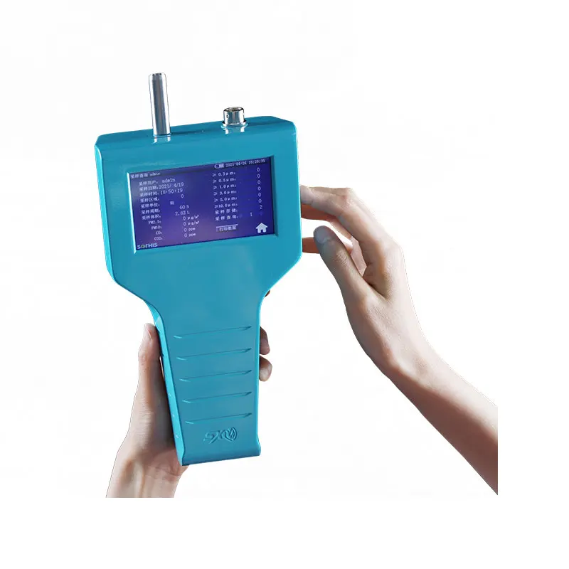 Sothis factory price 2.83l handheld air particle counter monitoring for clean room pharmaceuticals