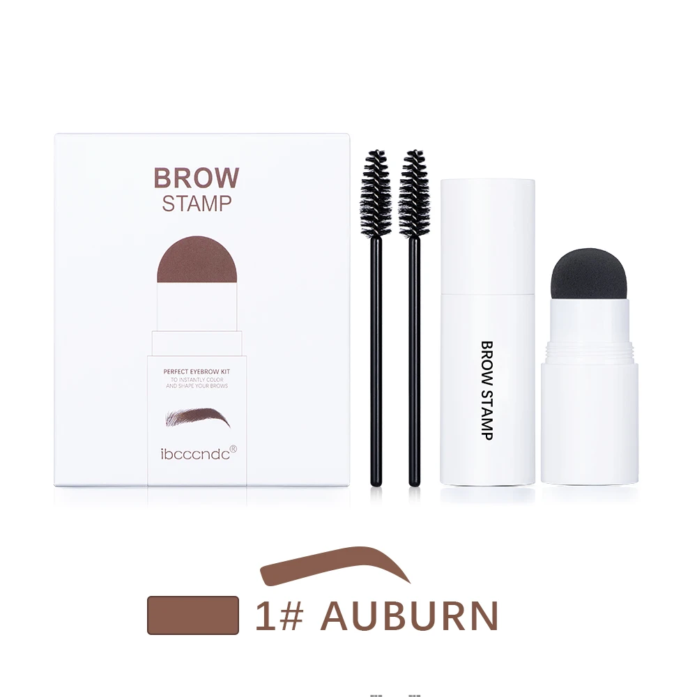HOT New One Step Brow Stamp Shaping OEM ODM 3d Perfect Brow Eyebrow Enhance Powder Stick