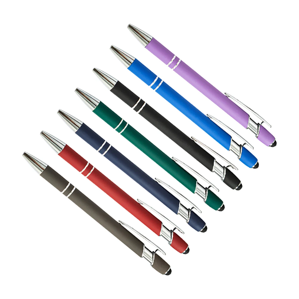 Hot Selling 2 In 1 Metal Ball Soft Touch Screen Tablet Stylus Pen For Mobile Phone Touchscreen And Professional Custom