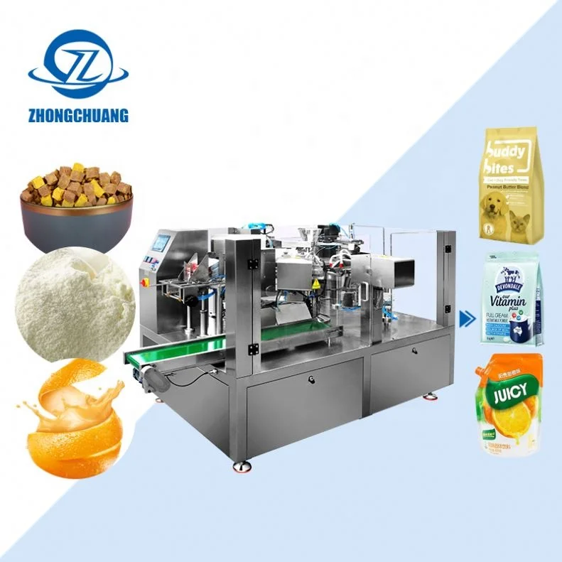 100 г Упаковка для молочного продукта, полностью курица, автоматическая упаковочная машина для порошка с моющим средством Дой Пак