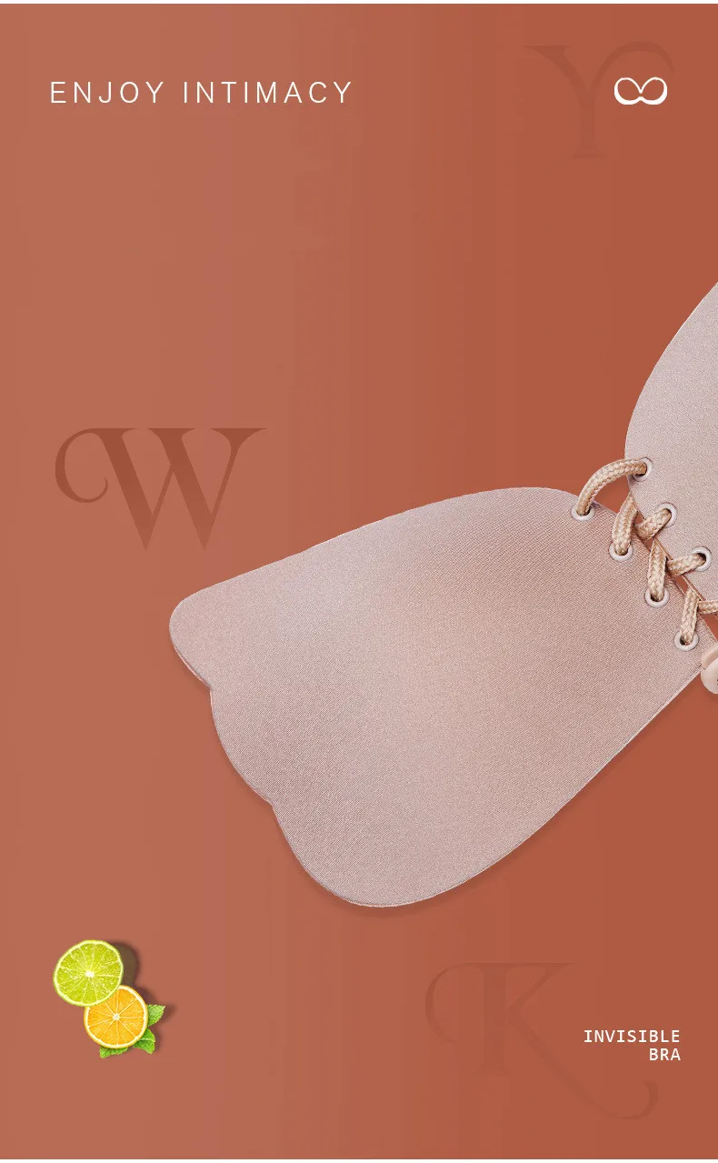 Bras for Women Hot Sex Adhesive 40 Size Large Plus Size Big Cup Sticky Invisible Bra Cups Seamless Women Bra