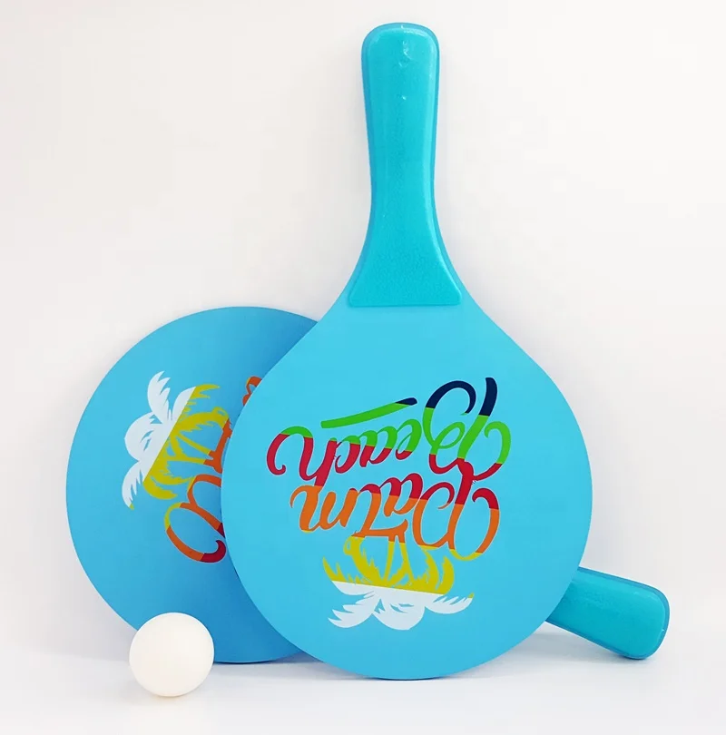 Promotional Quality Regular Beach Playing Wooden Rackets for sales