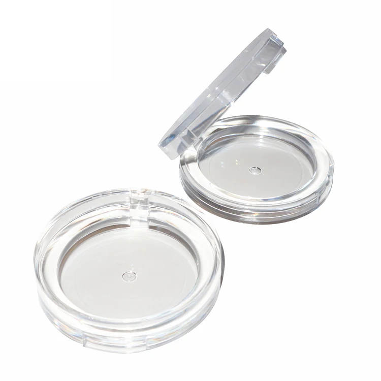 
Good quality clear color empty compact baked powder case 