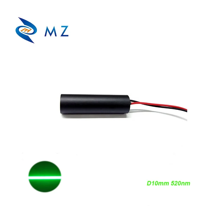 Компактный лазерный модуль D10mm 520nm 10mw с низкой температурой