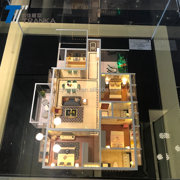 Hot sell architectural scale model furniture , miniature interior model