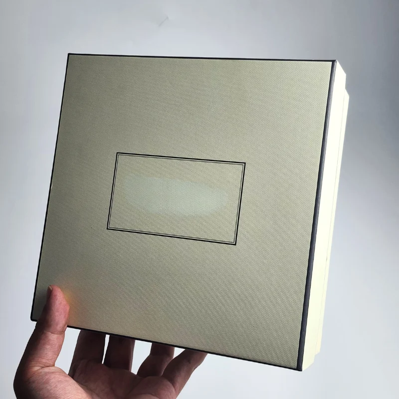 Recyclable Art Texture Paper Luxury Perfume Paper Packaging Gift Set Box with Paper Bag and Thank You Card Envelope
