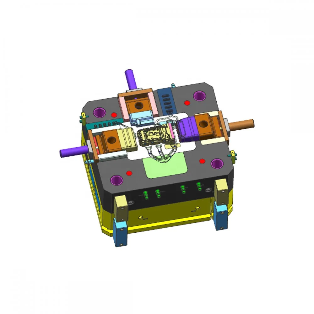 China oem aluminum die casting hot chamber hot runner pet bottle preform mold mould