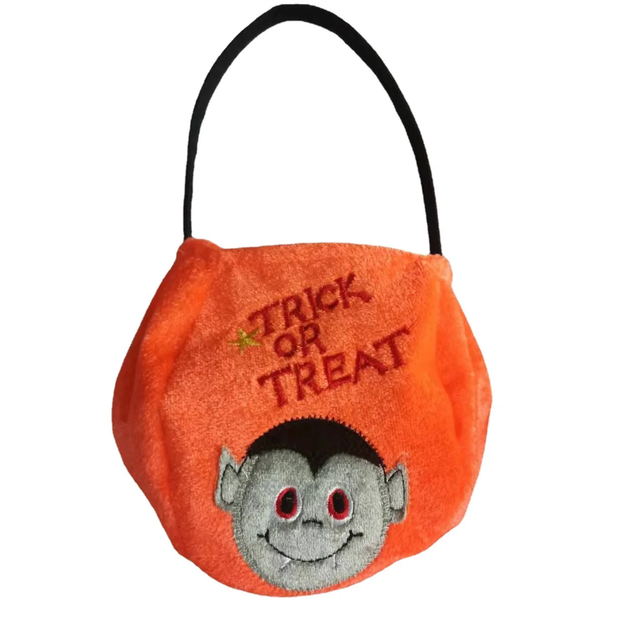 Halloween trick or treating bucket Pumpkin candy basket Reusable goodie bag for kids Halloween party supplies Halloween basket