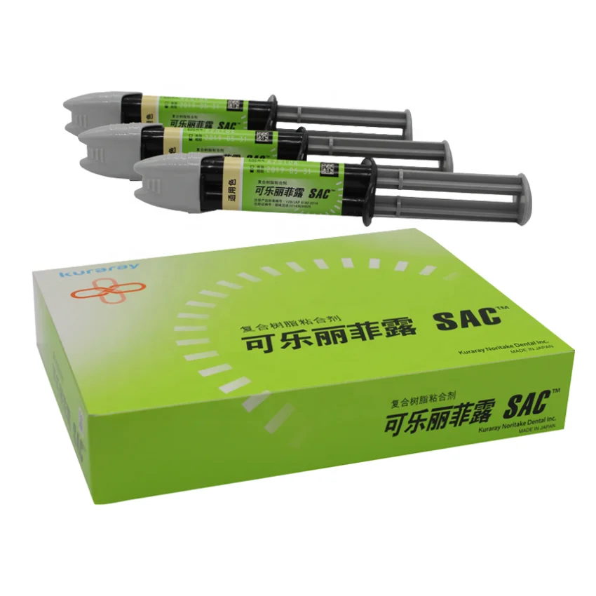 Hot Sale Kuraray SAC Dental Filling Material Dual Cure Resin Cement Kuraray Composite Bond