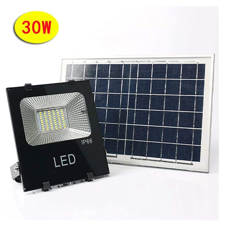 Court Stadium Parking Lot Outdoor Waterproof Ip66 30W Fishing Boat LED Solar Flood Light